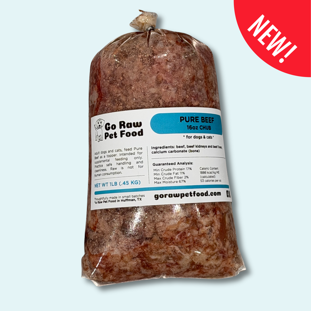 Pure Grinds Single Protein Raw Toppers | Go Raw Pet Food