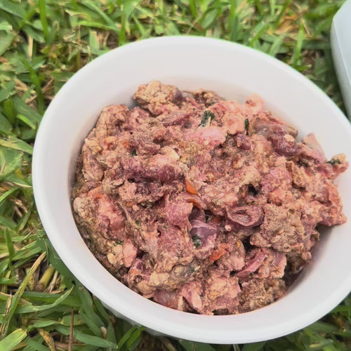 Beef & Pork Raw close up