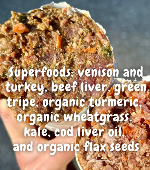 Venison & Turkey Raw Dog Food