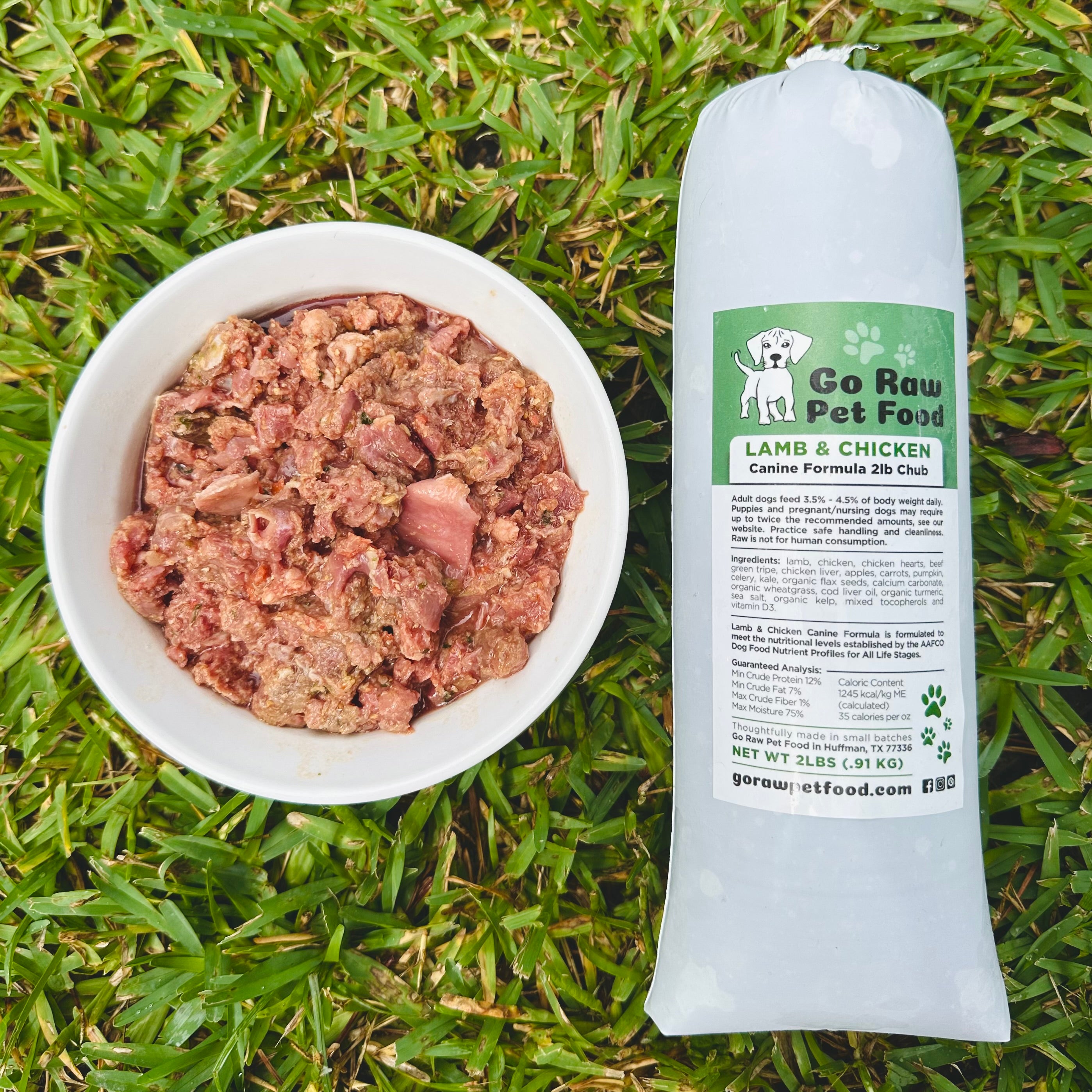 Lamb Chicken Raw Dog Food: Go Raw's Healthy Choice - Main Image